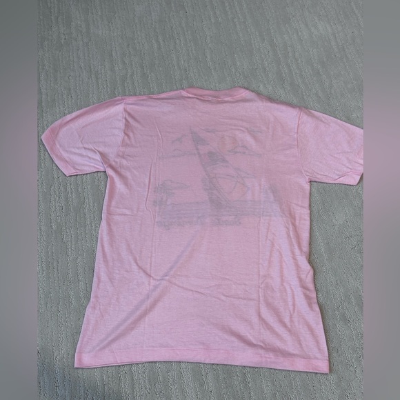 Vintage single stitch pink Santa Domingo surfing t-shirt 90’s sized M/L - Picture 2 of 13